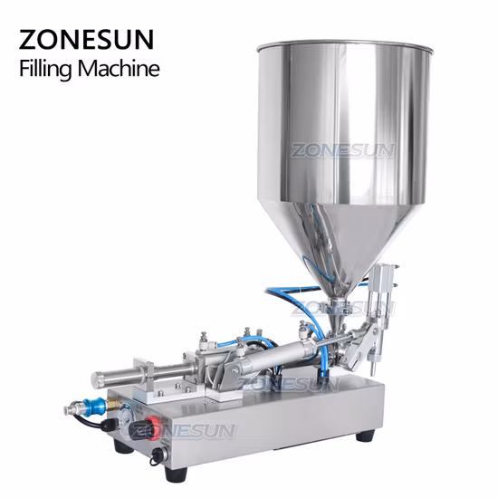 Zonesun Automatische Abfüllmaschine für kosmetische Cremepasten mit Förderpumpe